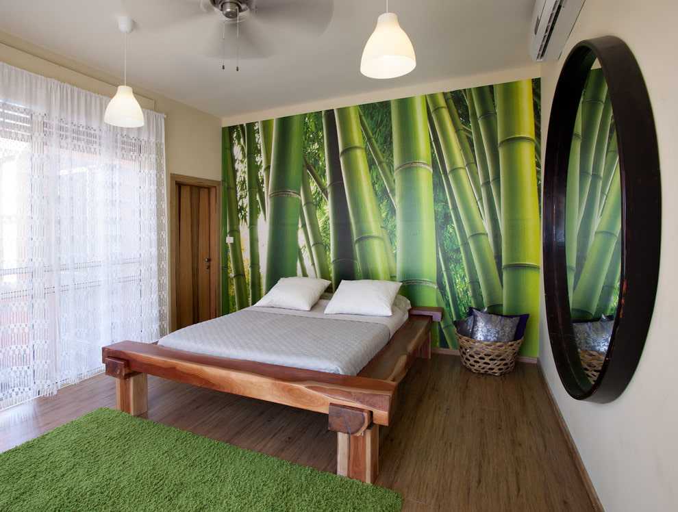 3d фотообои на стену в спальню (40 фото): обои над кроватью, дизайн с цветами
