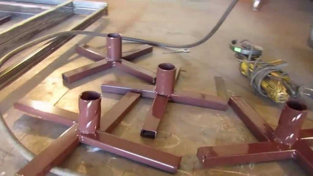 Подставка для елки из металла своими руками - как сделать простую и крепкую подставку самостоятельно