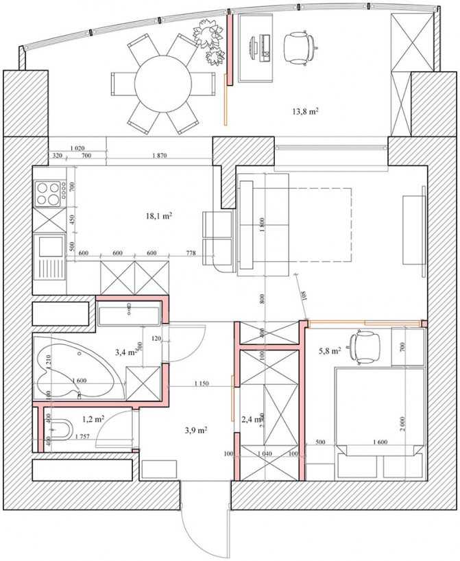 Планировка однокомнатной квартиры (78 фото): идеи дизайна помещения 30-32 и 36-40 кв. м, варианты для семьи с ребенком