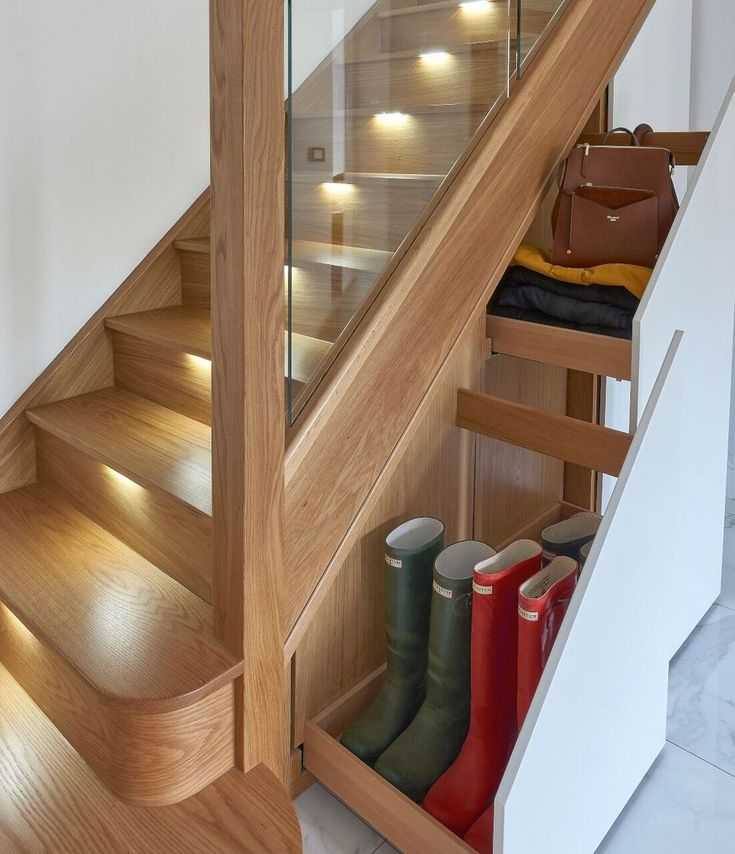 Шкафы Под Лестницей В Доме Фото
