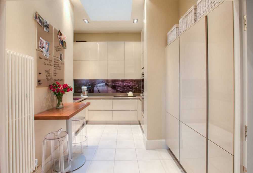 Кухня в коридоре: правила переноса, согласование и 9 фото в интерьере