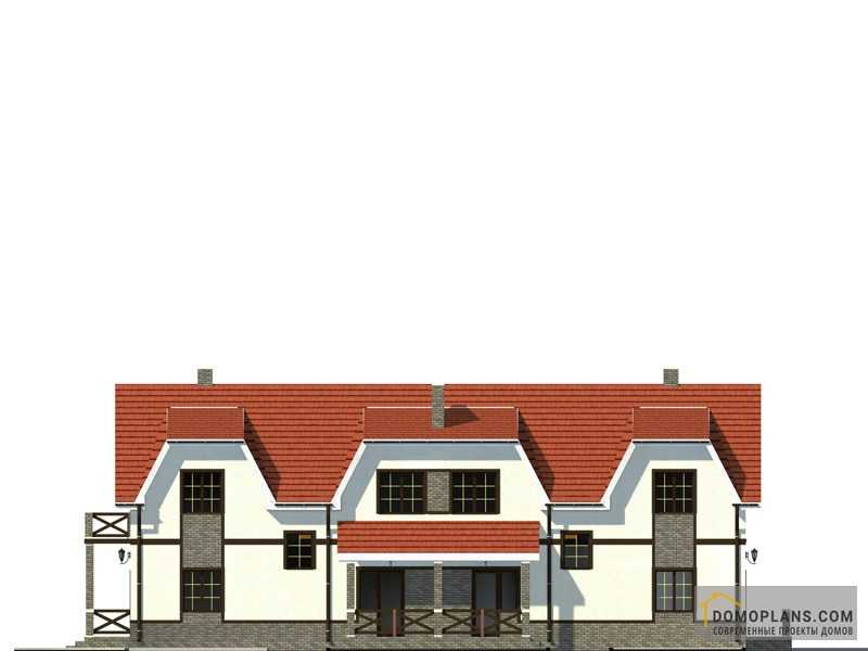 Дома на две семьи (76 фото): проекты каркасных домов с 2 разными входами и из клееного бруса, одноэтажные дома для проживания 2 хозяев и другие