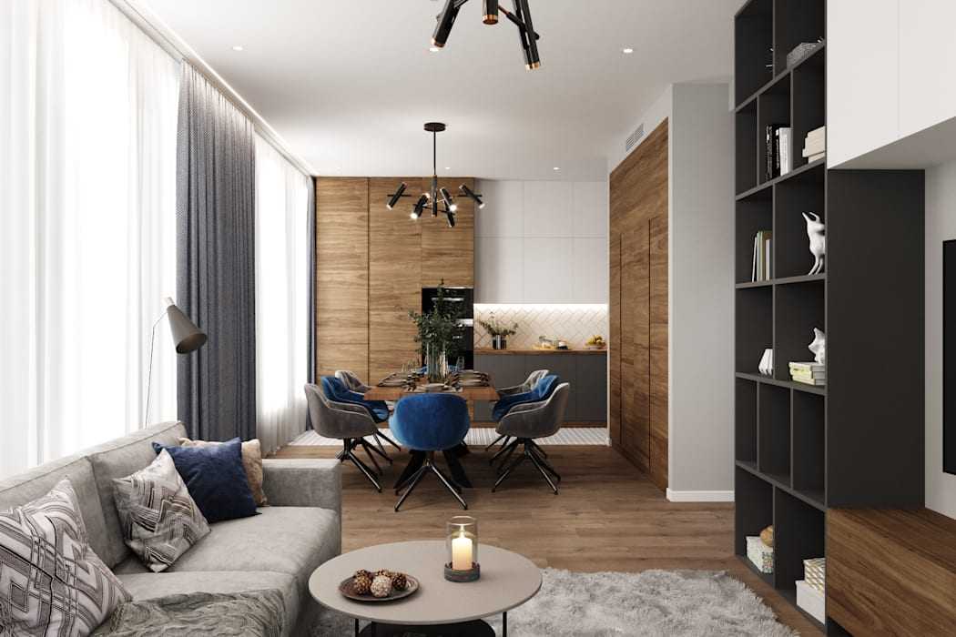 Как правильно оформить пространство двухкомнатной квартиры Интересные идеи дизайна интерьера и варианты ремонта евродвушки.