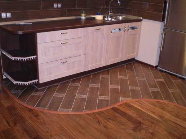 Ламинат под плитку на кухне (47 фото): что лучше плитка или водостойкий ламинат