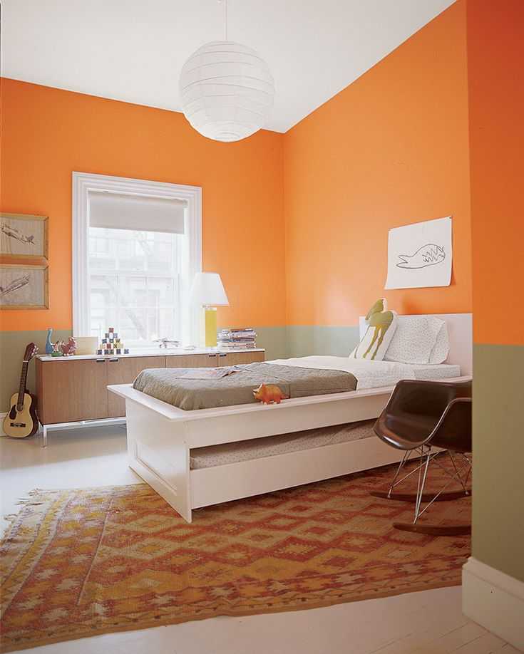 Оранжевый цвет в дизайне интерьеров: используем с умом и смотрим фото