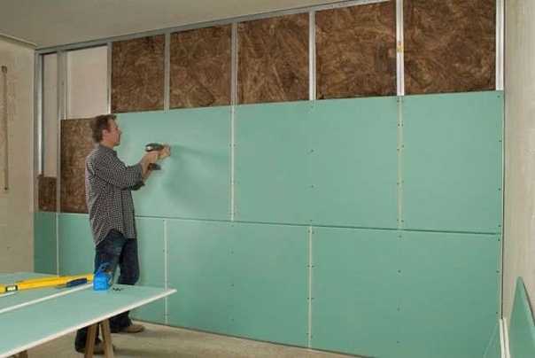 Гипсоволокнистая плита для стен (гвл): размеры и толщина листа, монтаж на клей и с помощью профилей, отделка (видео)