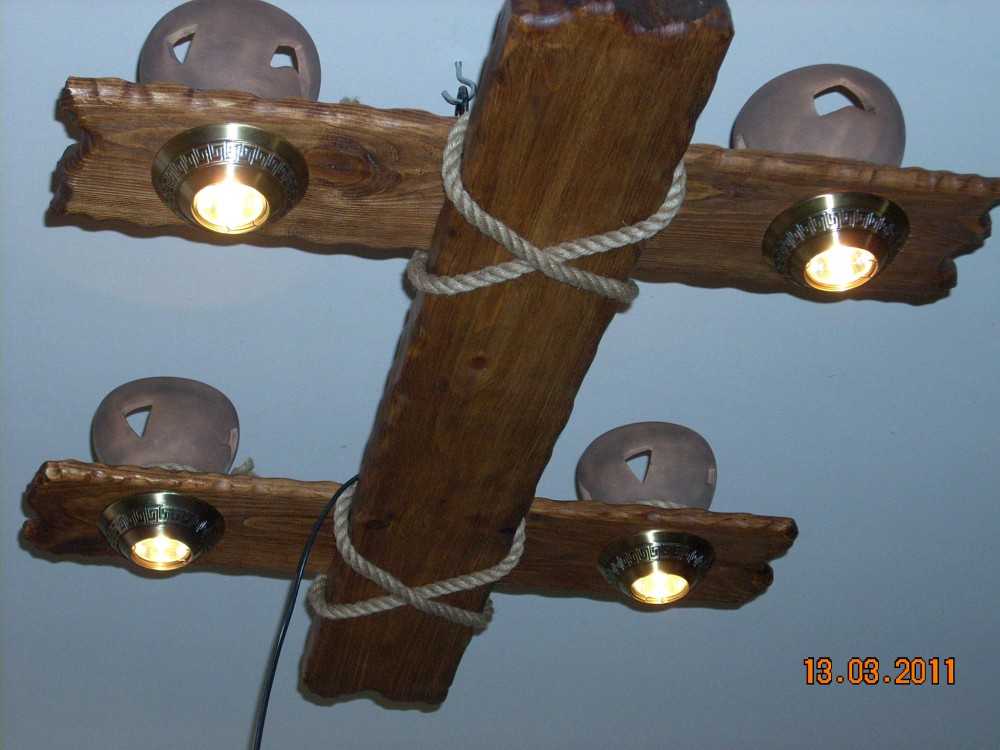 Деревянные люстры для дачи под старину: подвесные, кованые, потолочные, для кухни, видео-инструкция как сделать своими руками, фото и цена