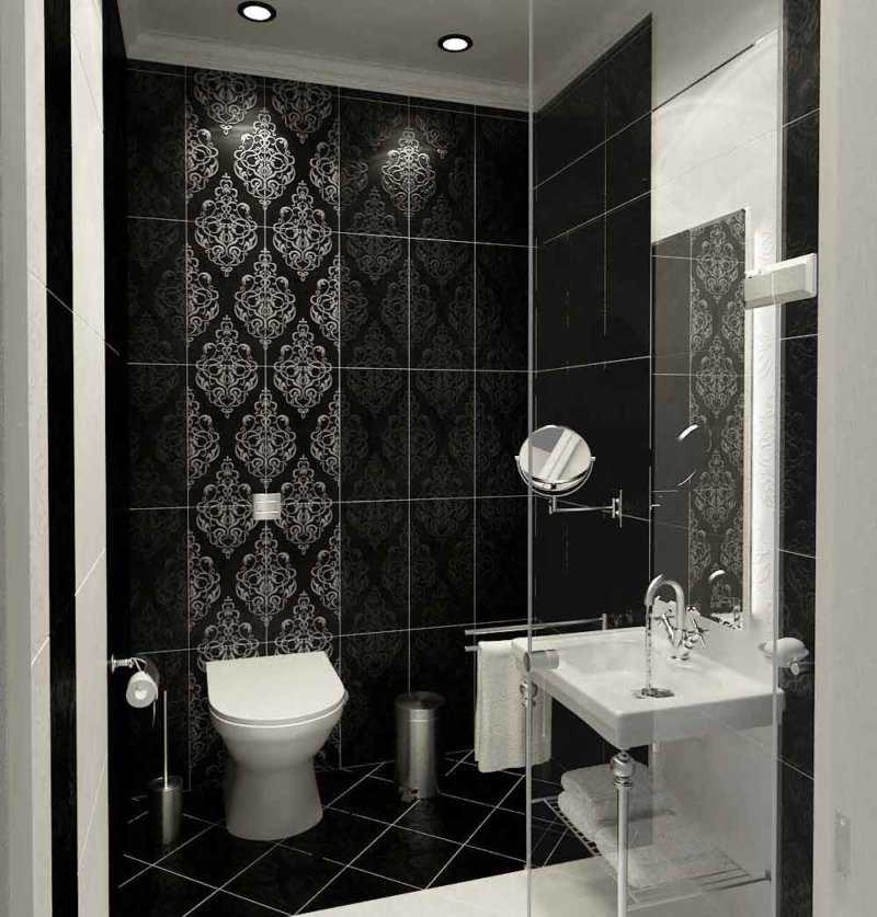 Черный туалет (49 фото): стиль дизайна в квартире с унитазом в темных тонах, красно-черный туалет с белым