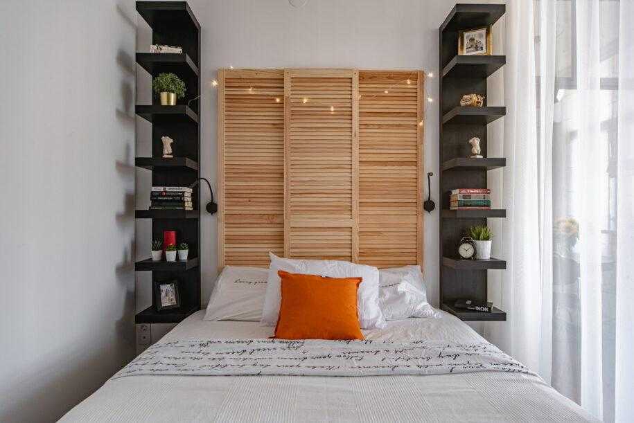 Спальня в скандинавском стиле (74 фото): дизайн интерьера маленькой спальни