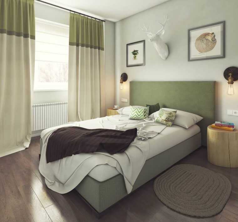 Дизайн спальни 13 кв.м. с подборкой реальных идей для интерьера прямоугольной комнаты. Как спланировать обстановку Какой стиль выбрать Какую роль играет освещение Как подобрать мебель Какие подойдут материалы для отделки