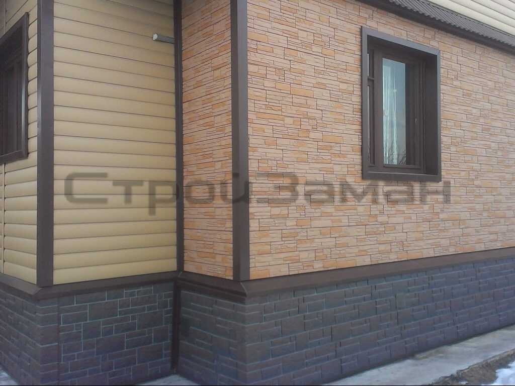 Отделка дома фасадными панелями снаружи - 230+(фото) вариантов