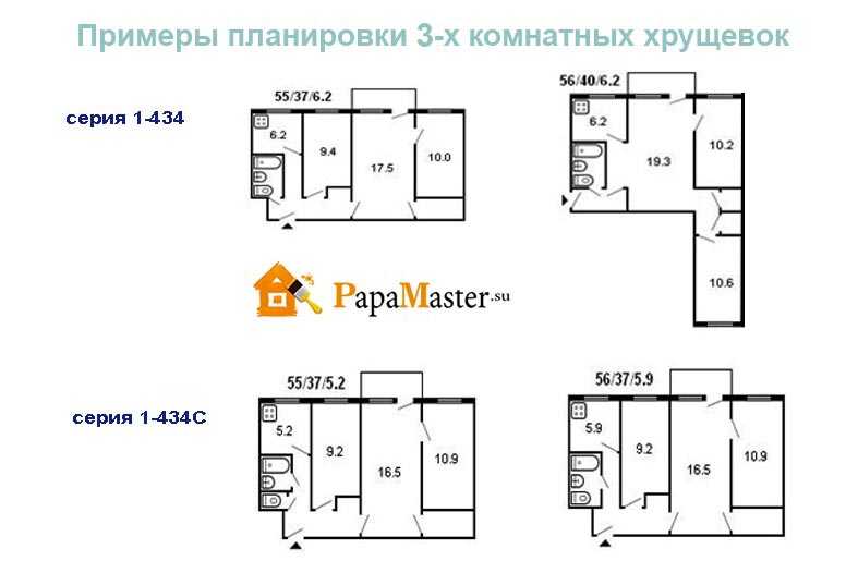 Перепланировки брежневки: 1, 2, 3 комнатные квартиры, описание и типовые варианты, фото улучшенных условий