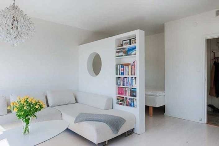 Перегородки в квартире (56 фото): декоративные комнатные перегородки для зонирования помещения из стекла, разнообразие материалов