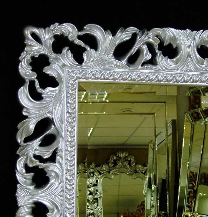 Зеркало в раме: круглое зеркальце в багетной и кожаной рамке, овальные настенные изделия в белой и черной оправе, изделие в резной рамочке из полиуретана