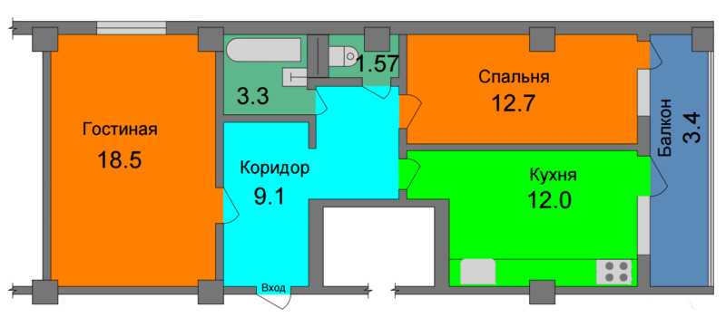 Хрущевка 2-комнатная: планировка, варианты дизайна, варианты отделки двухкомнатной квартиры