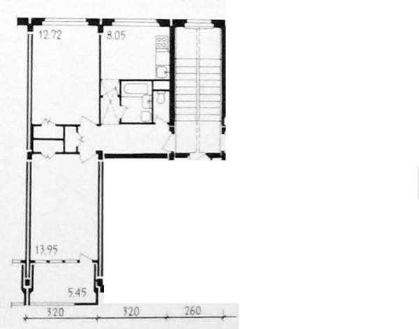 Варианты планировки двухкомнатных квартир