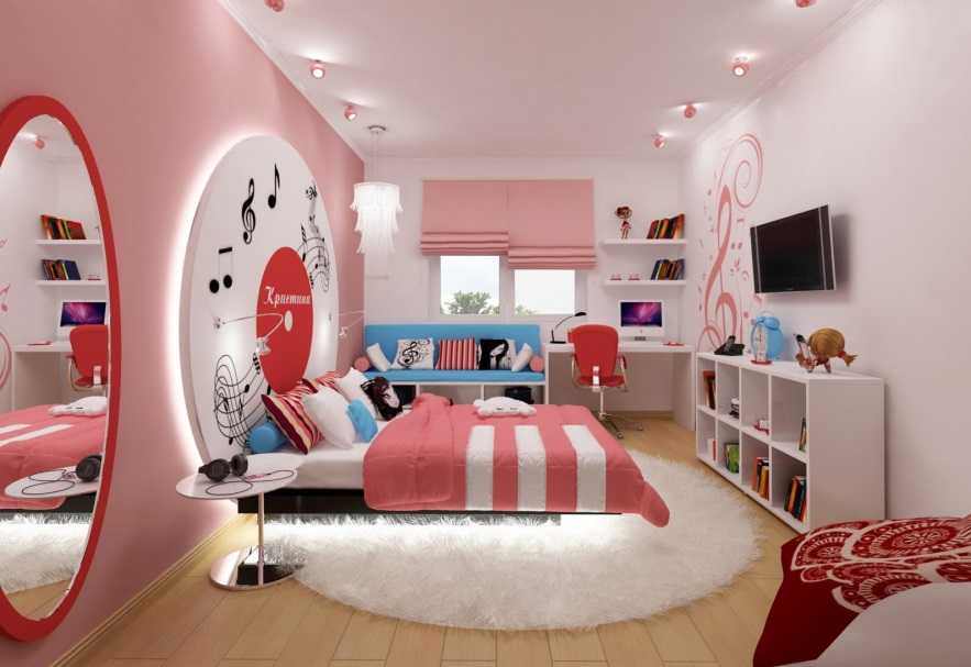 Мебель для комнаты девочки-подростка 12-16 лет (28 реальных фото)
