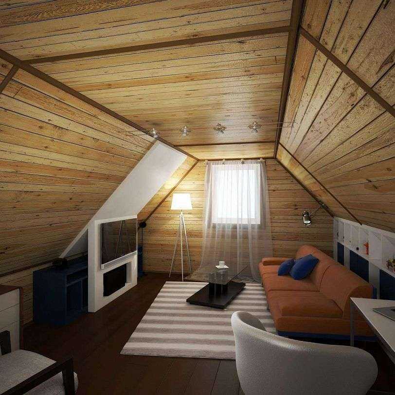 Комната на чердаке (77 фото): обустройство чердачных окон, дизайн жилого помещения, спальня под крышей