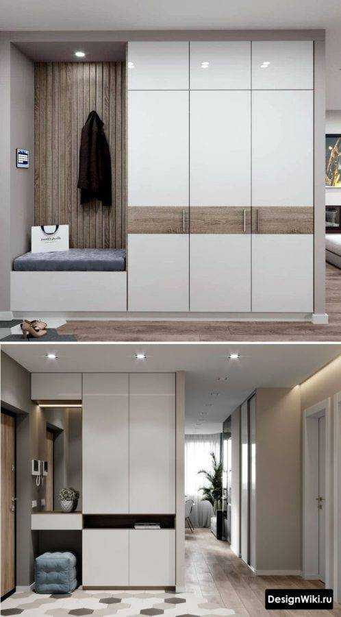 Шкаф-купе в маленькую прихожую (59 фото): дизайн для узкого коридора, шкаф небольшого размера с антресолью