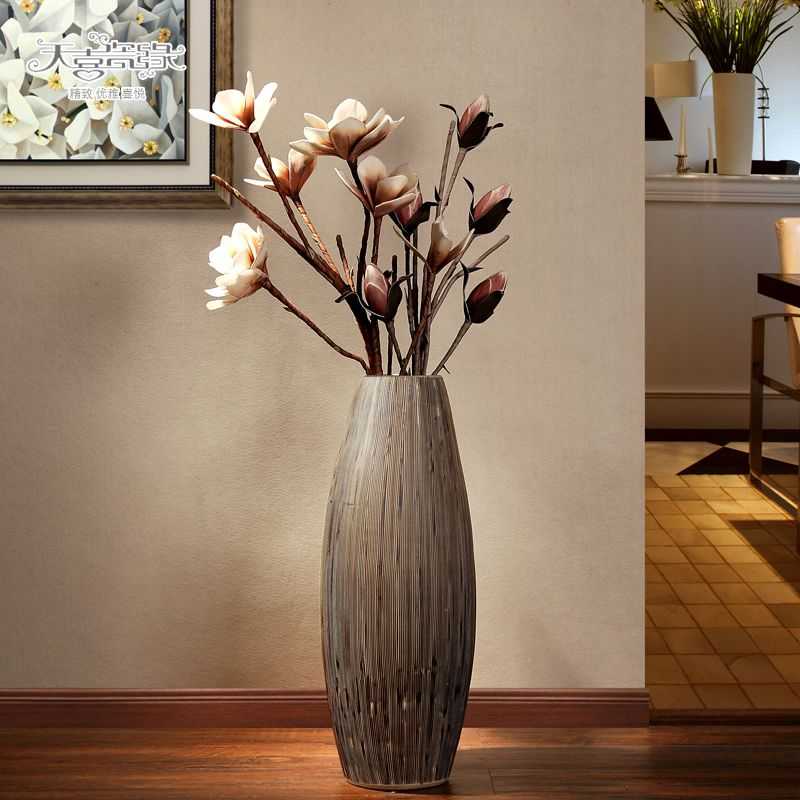 Напольные вазы в интерьере: тонкости выбора оригинального декора