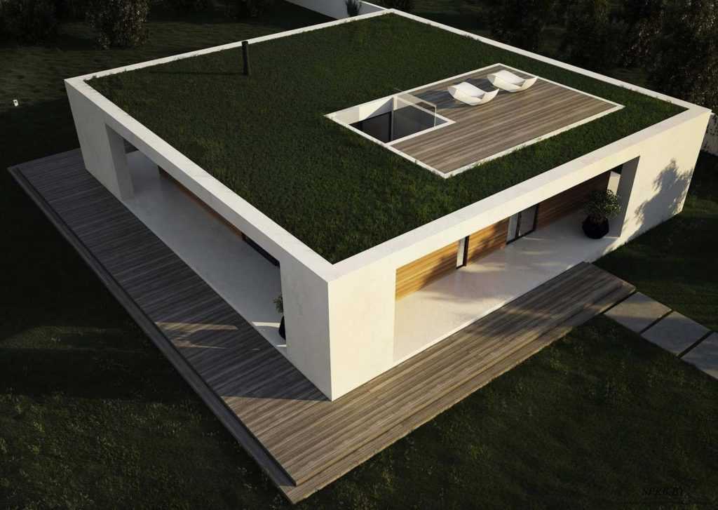 Проекты домов с плоской крышей: особенности современных частных одноэтажных коттеджей