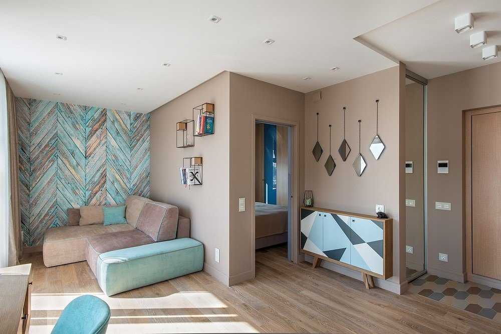 Дизайн интерьера маленькой однокомнатной квартиры: идеи, варианты планировок, зонирование