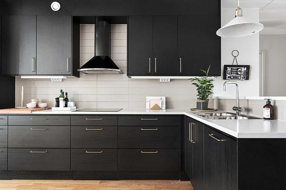Бело-коричневая кухня (39 фото): кухонный гарнитур в бело-шоколадном и других сочетаниях в дизайне интерьера