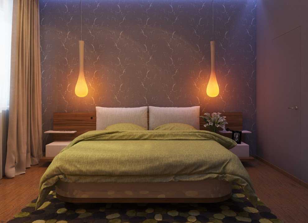 Современное освещение в спальне с натяжными потолками: фото и советы профессионалов