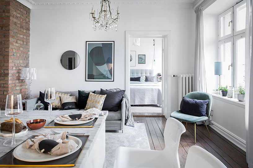 Стили интерьера квартиры-студии: скандинавский, минимализм, хай-тек, дизайн стильной квартиры