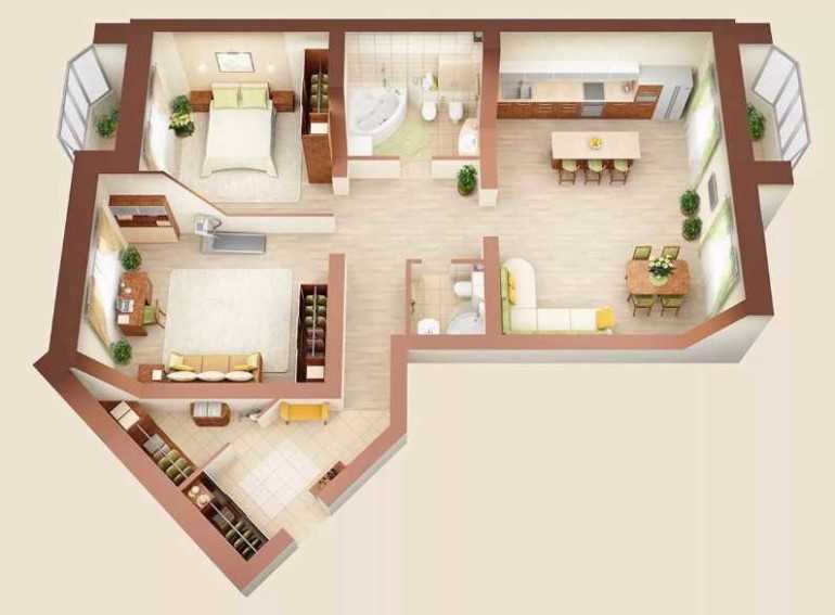 Планировка 3 комнатной квартиры - 115 реальных фото проектов и советы дизайнеров по оформлению квартир