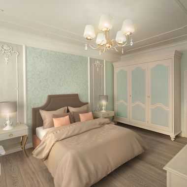 Белая спальня (175 фото): дизайн в белых тонах с яркими акцентами, бело-зеленая и бело-голубая, бело-сиреневая и бело-коричневая