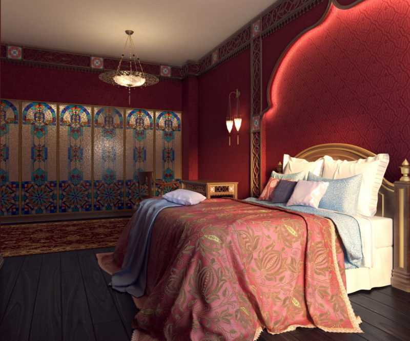 Спальня в восточном стиле: фото новинок дизайна