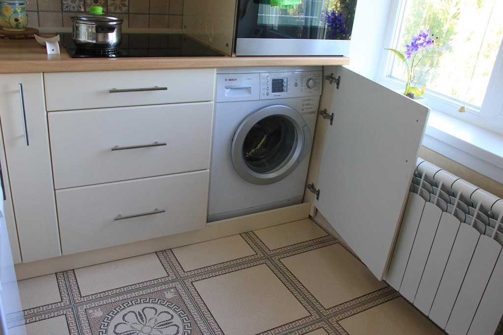 25 идей, как разместить стиральную машину под раковину со столешницей