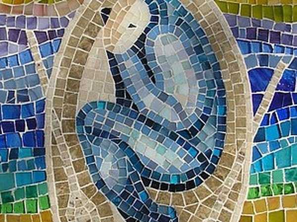 Мозаичное панно: на стену sicis, для ванны стеклянное, художественное в комнате, изготовление своими руками