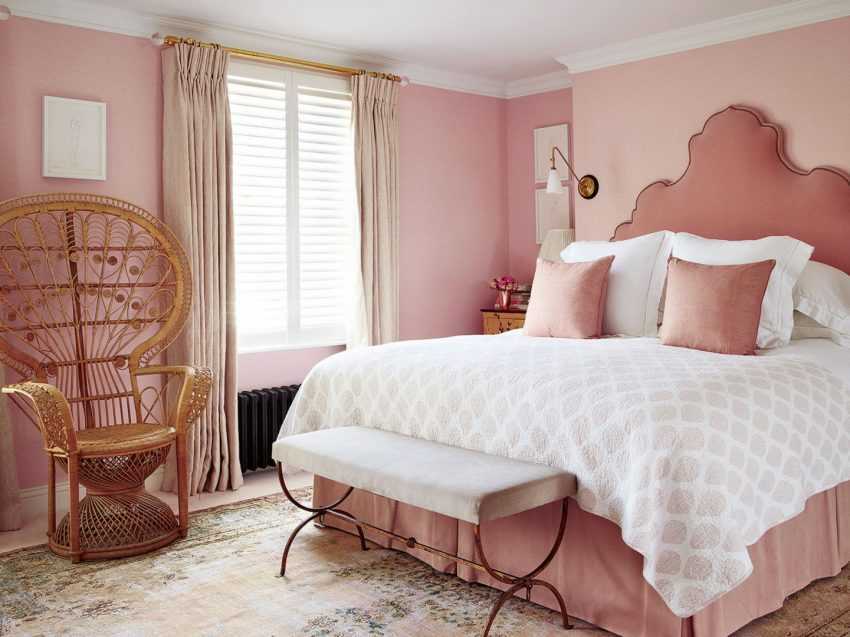 Розовая спальня: 100 ярких идей дизайна и вариантов сочетаний