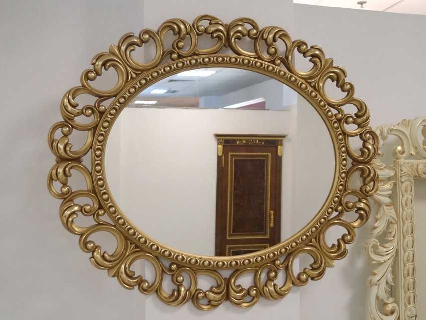 Рамка для зеркала: как сделать из багета - 22 фото