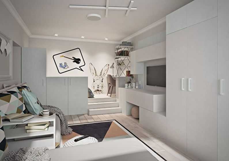 Дизайн однокомнатной квартиры площадью 33 кв. м