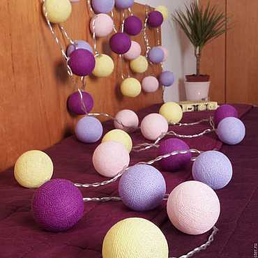 Способы сделать разнокалиберную гирлянду из шаров