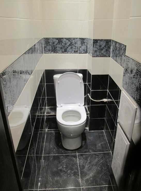 Черный туалет (49 фото): стиль дизайна в квартире с унитазом в темных тонах, красно-черный туалет с белым
