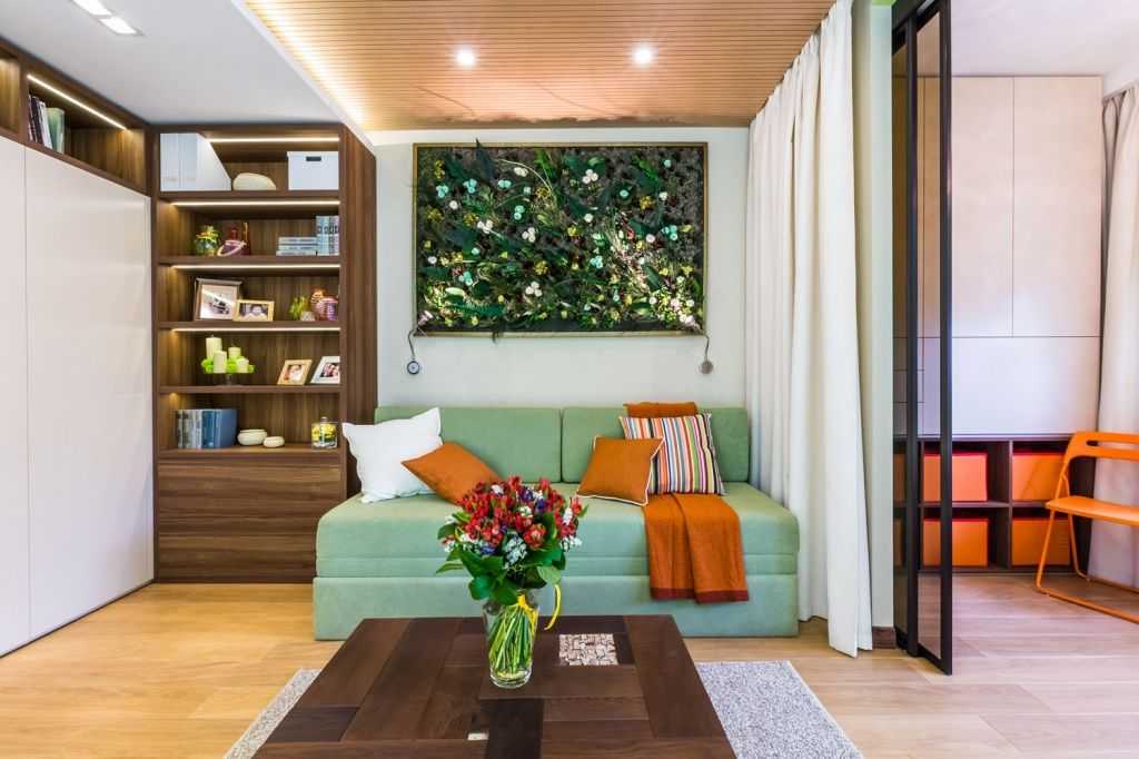Каким может быть дизайн комнат 12 кв.м. в современном стиле Как определиться с диваном и другой мебелью Какие могут быть примеры дизайна комнат для семьи