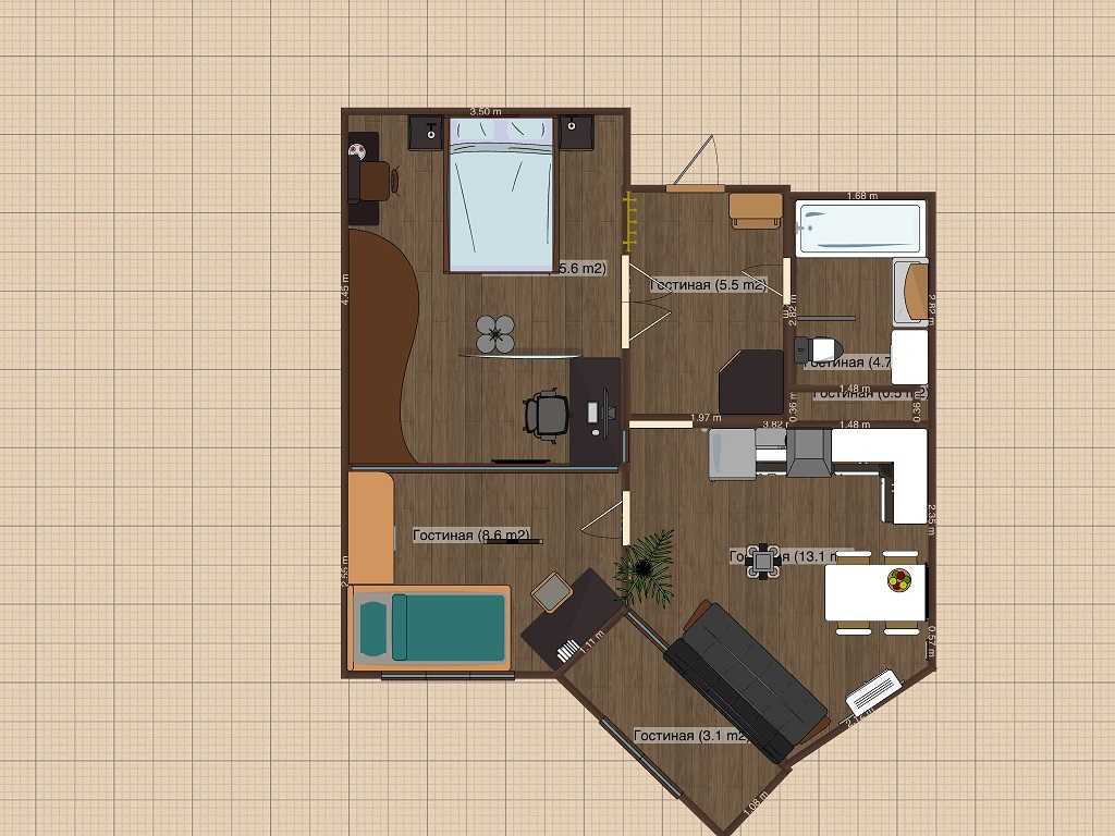 Перепланировка однокомнатной квартиры: как из однушки сделать трешку или 2 студии в «хрущевке»? планировка комнат 30, 33 кв. м без балкона