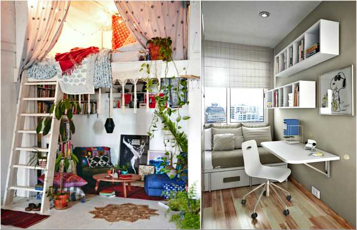 Организация пространства в квартире: экономия и гармонизация пространства в маленьком помещении, варианты разделения и оптимизации места