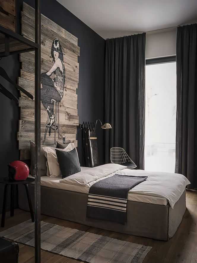 Дизайн мужской комнаты (43 фото): прямоугольная спальня площадью 12-13 и 16 кв. метров в современном стиле для мужчины-холостяка 30 лет или другого возраста, варианты красивых стильных интерьеров