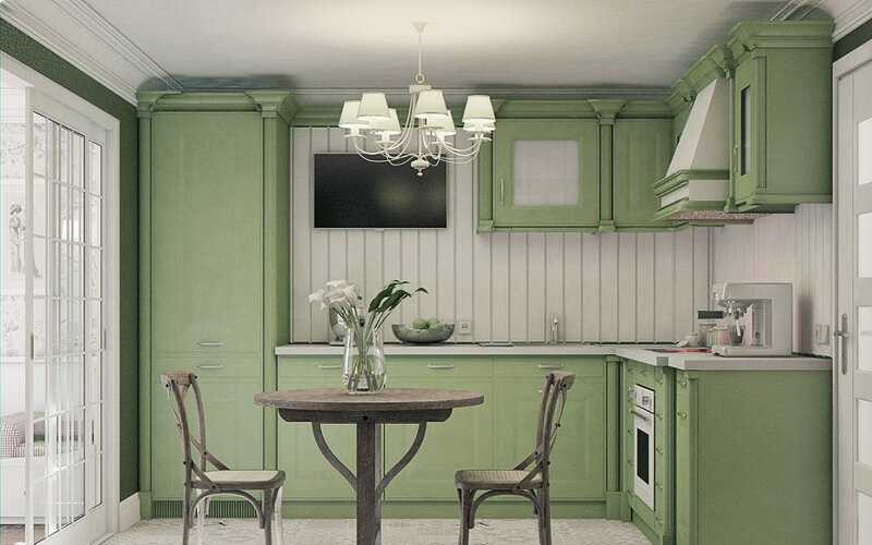 Фисташковые кухни (64 фото): выбор кухонного гарнитура цвета фисташки в интерьер кухни. с обоями какого цвета сочетается угловой и прямой гарнитур?