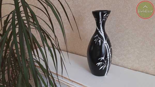 Напольная ваза своими руками: техники и секреты на фото