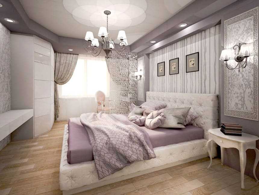 Дизайн прямоугольной спальни 16 кв.м. - 75 вариантов оформления