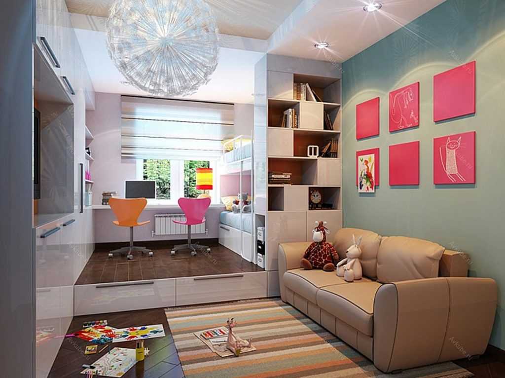 Зонирование однокомнатной квартиры для одного человека и для семьи с ребёнком, варианты разделения пространства