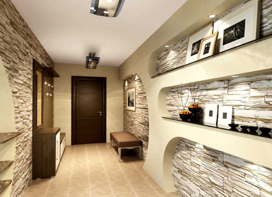 Облицовочный камень для внутренней отделки (55 фото): для стен внутри квартиры, интерьер кухни с декоративным отделочным материалом и обоями