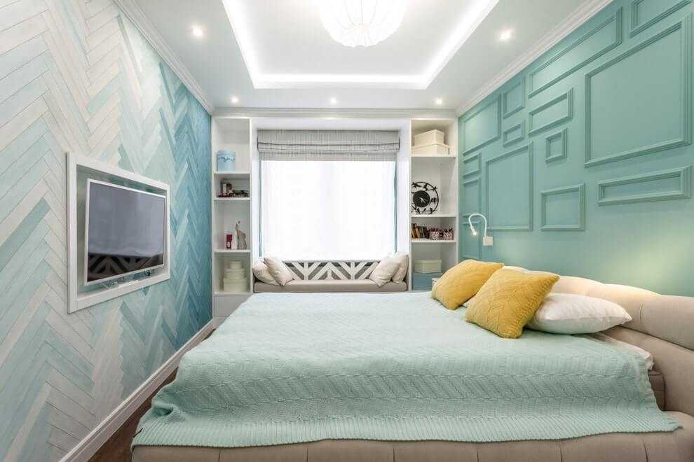 Дизайн спальни 18 кв м - 100 фото современных идей в интерьере