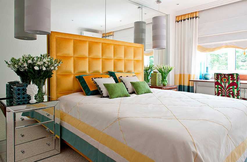 Голубая спальня — нежность и романтика в интерьере
